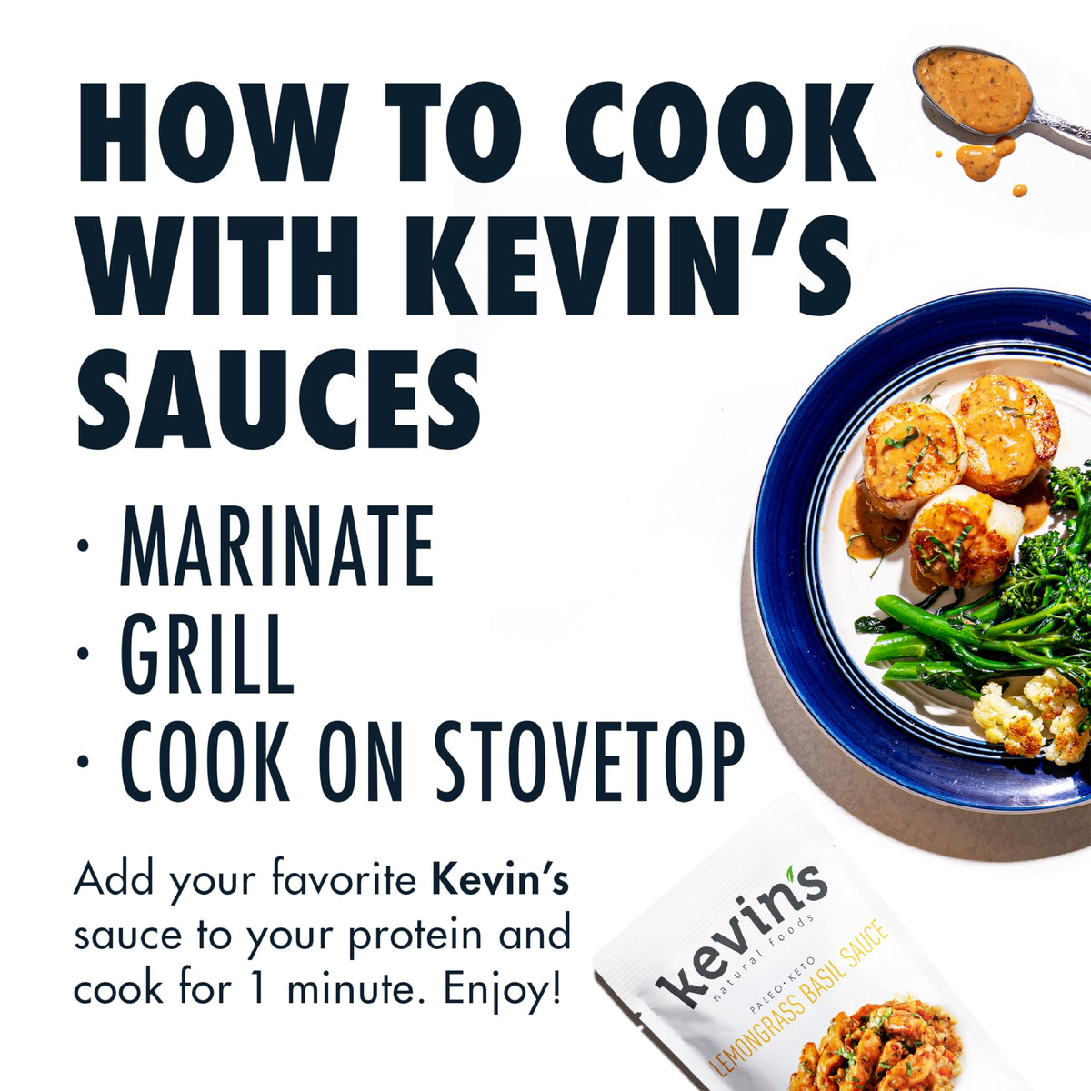Kevin's Lemongrass Basil Sauce stir-fry idea with veggies and tofu.