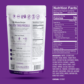 Kevin's Natural Foods Tikka Masala on pantry shelf, a ready gluten-free option