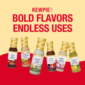 Kewpie Roasted Garlic Onion Dressing as a dipping sauce for snacks