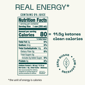 KEY Ketone Drink glass with ice presents a refreshing, light boost.