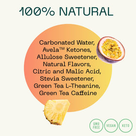  KEY Ketone Drink Pineapple Passionfruit flavor offers refreshing energy