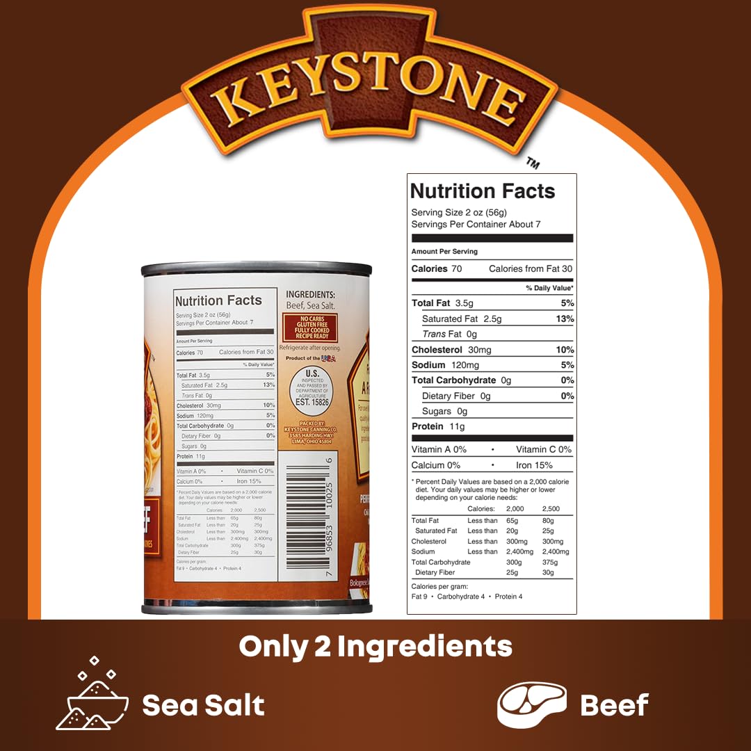 Browning Keystone ground beef in a pan—easy base for sauces.