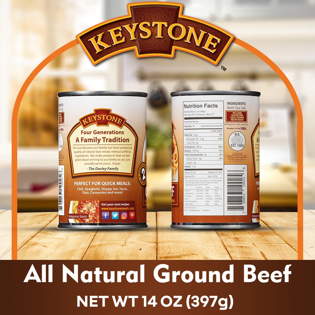 Keystone Meats Ground Beef used in tacos for easy weeknight meals.