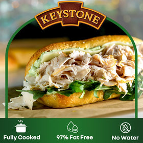 Keystone Meats turkey meat in bowl ready to serve for weeknight meals