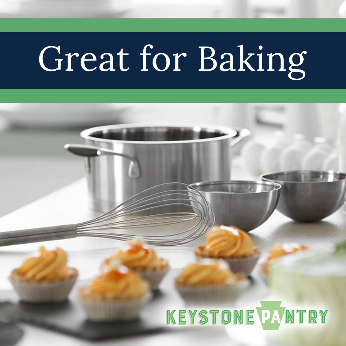 Keystone Pantry allulose powder in kitchen ready to sweeten beverages.