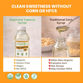 Keystone Pantry Tapioca Syrup pour shot for smooth dessert drizzles