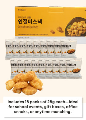 K Food Korean Food individually wrapped packs for convenient snacking.