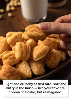 K Food Korean Food snack pairs well with coffee, tea, or milk.
