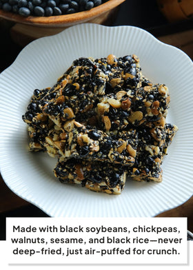 K Food Korean Food roasted grains and nuts snack bar captures wholesome crunch and protein boost.