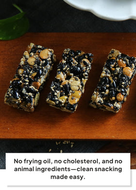 K Food Korean Food vegan clean ingredients bar stands out for plant-based, allergen-conscious snack.