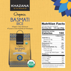 Khazana Basmati Rice cooked fluffy plate—aromatic and light texture.