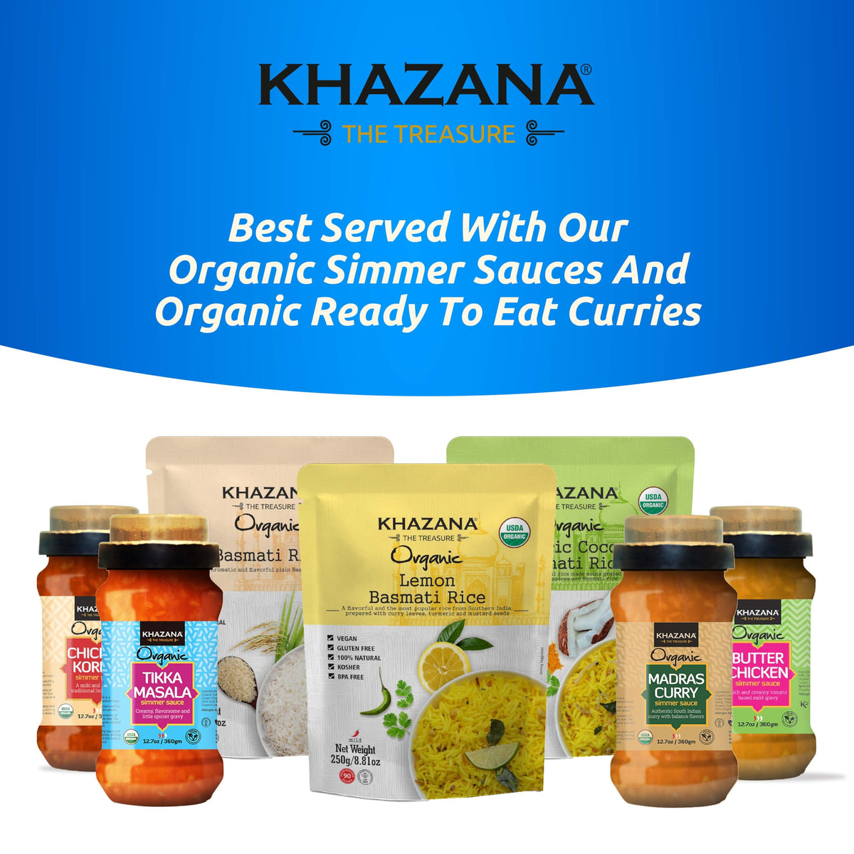 Khazana basmati rice cooks easily on stove, microwave, or rice cooker.