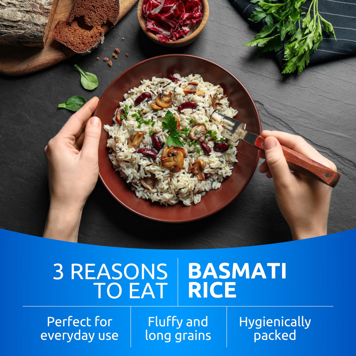 Khazana basmati rice is non-GMO and gluten-free.