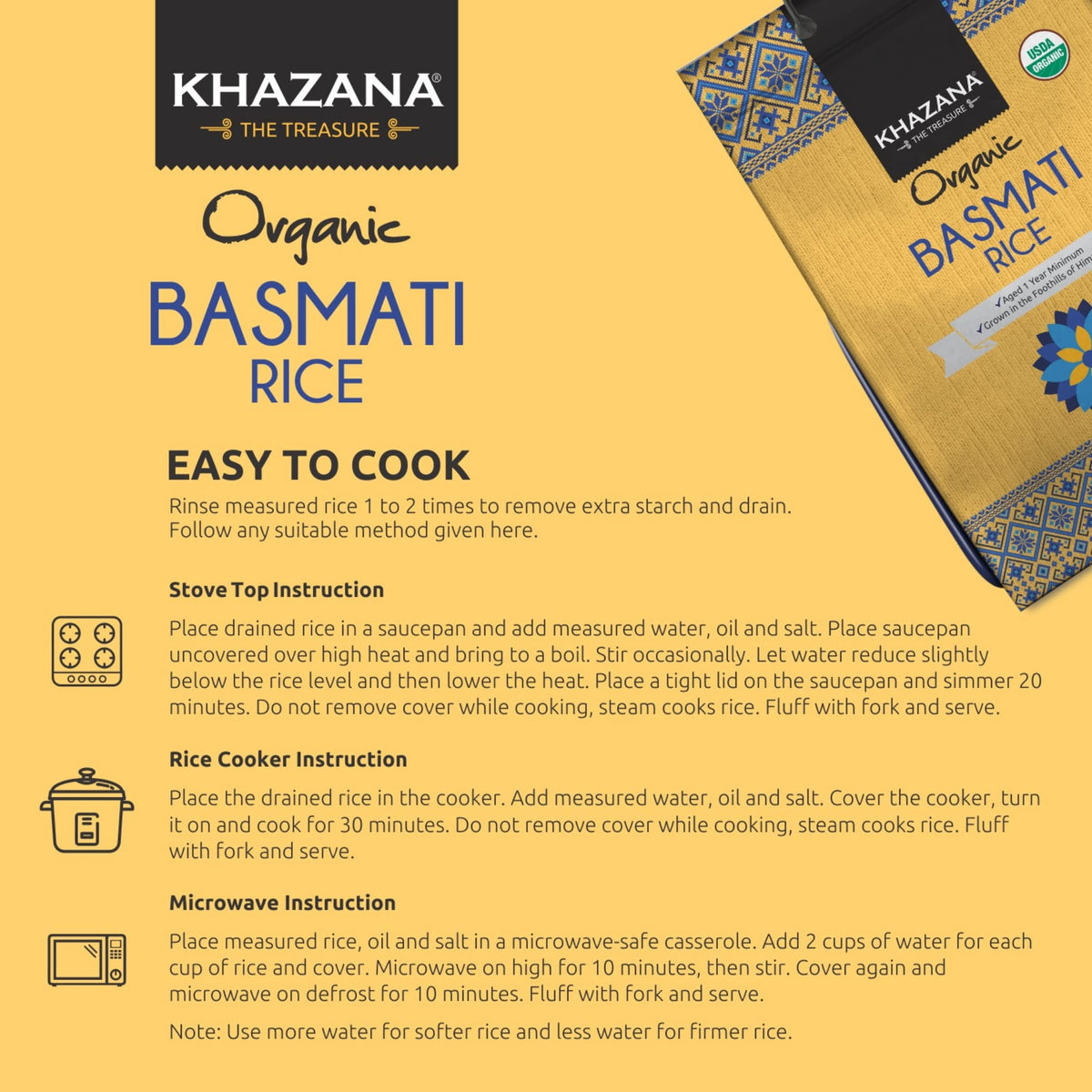 Khazana Himalayan-origin Basmati fields—cultivated near rivers for distinctive aroma.