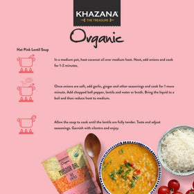 Khazana Masoor Dal cooked lentils in a bowl show versatile Indian style meals