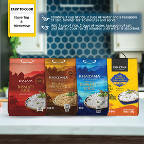 Khazana pairing ideas with simmer sauces and curries for versatility