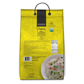 Aromatic Khazana Sona Masoori rice with fragrant grains for flavorful meals.