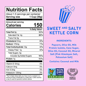 Khloud Protein Popcorn 1oz pack highlights snack portability and protein boost