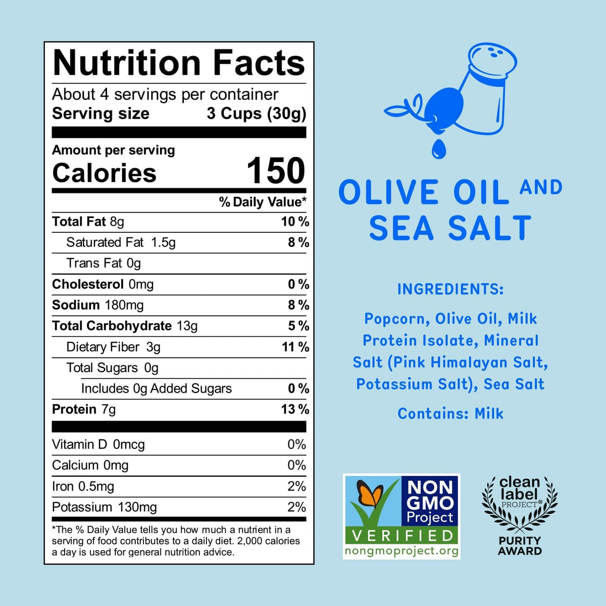 Khloud Protein Popcorn crispy kernels close-up for a protein-boosting snack