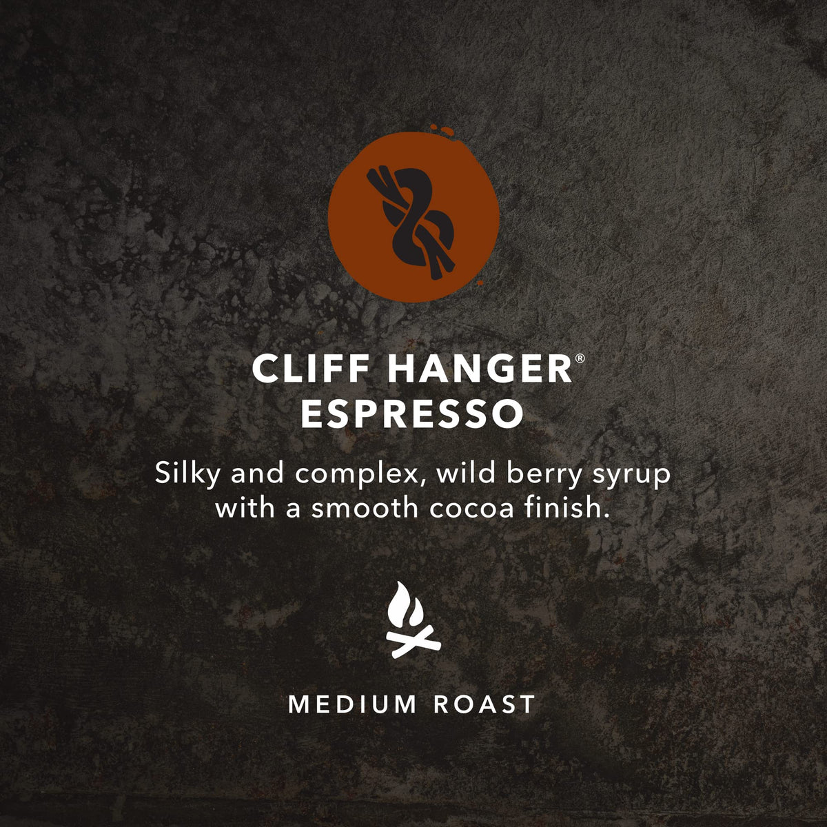 Kicking Horse Cliff Hanger organic packaging emphasizes fair trade and responsible choices.