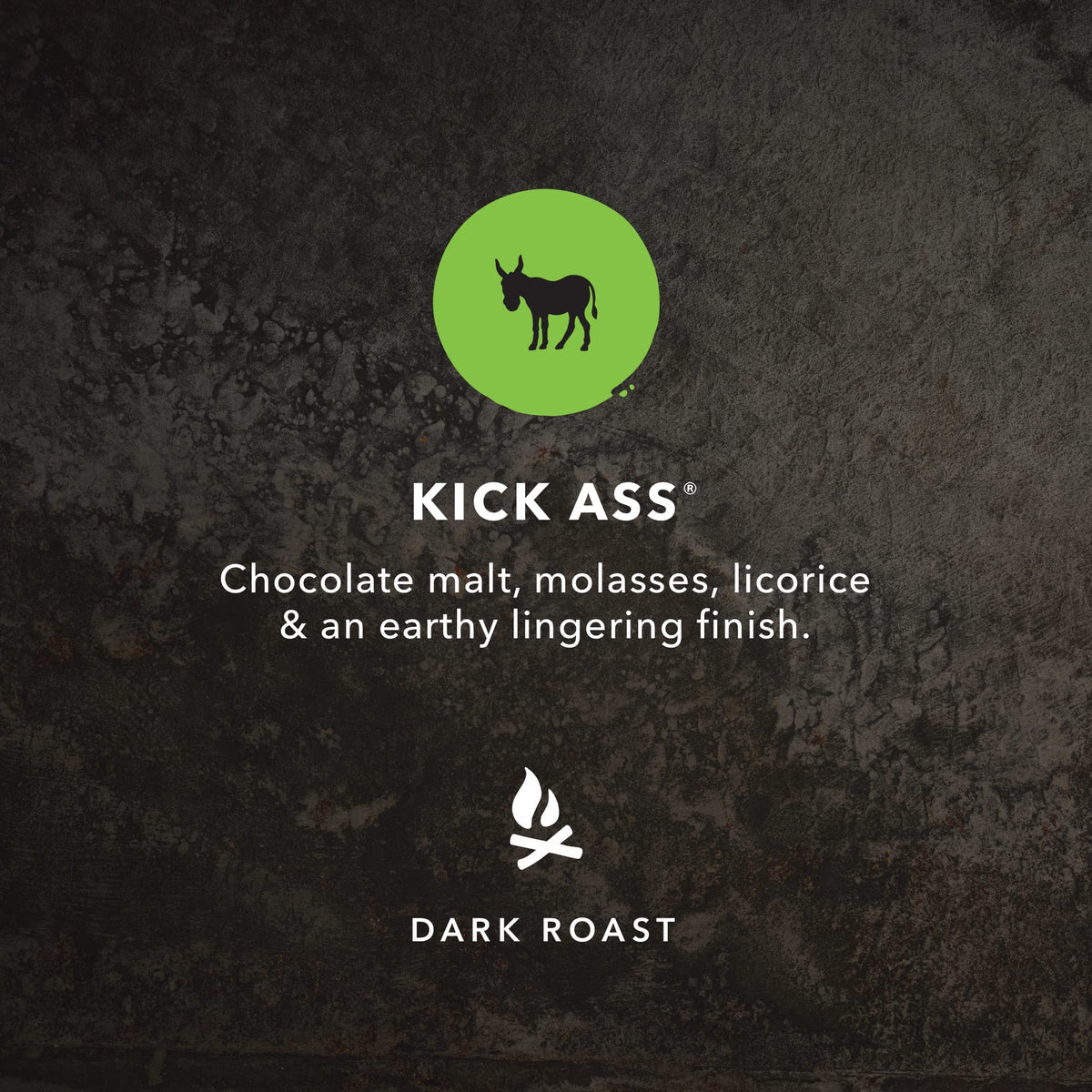 Kicking Horse Kick Ass ground coffee beside a drip brewer, highlighting versatility for daily coffee