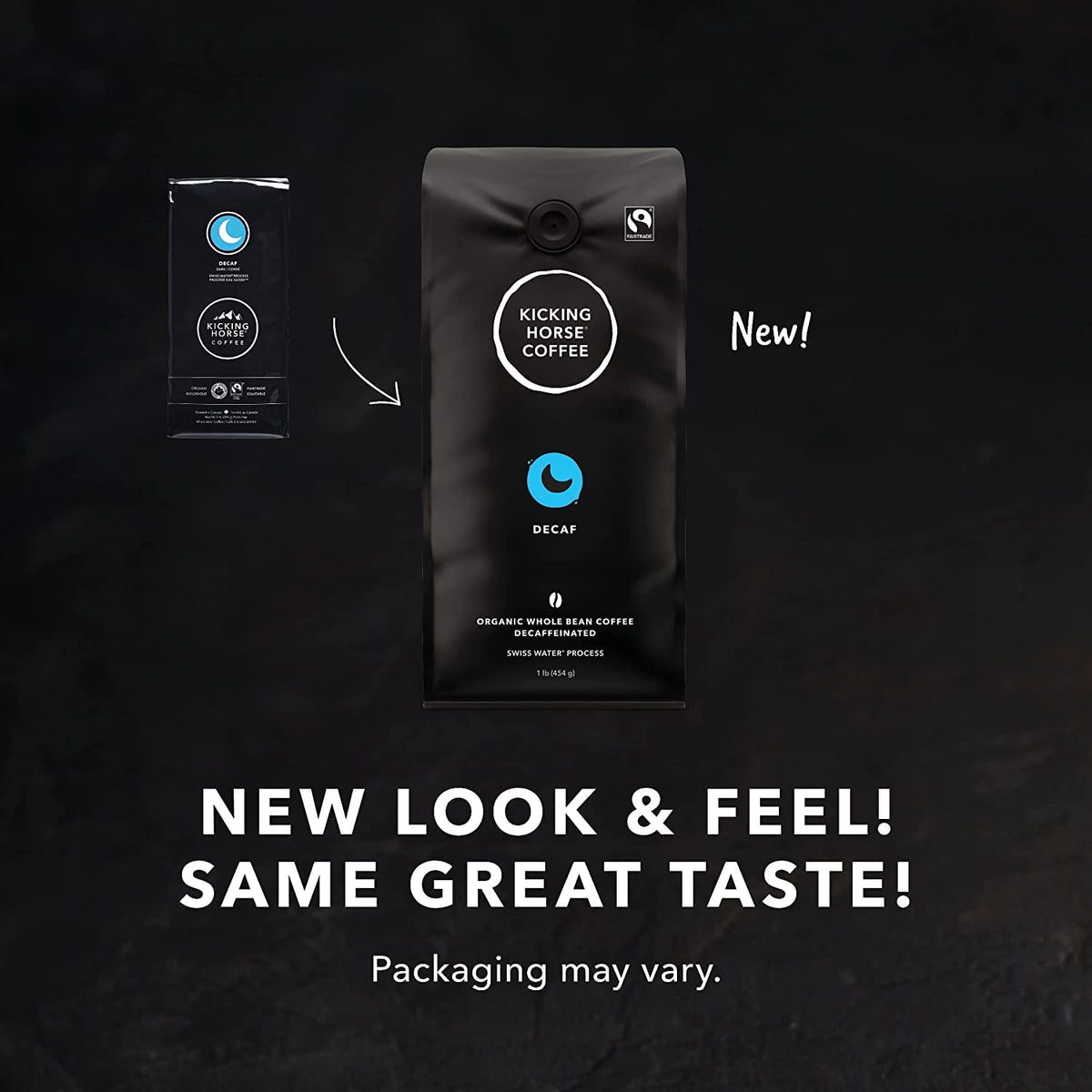 Kicking Horse coffee sourced from Central and South America with sustainable farming practices.