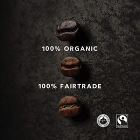 Kicking Horse coffee roasted in the Rocky Mountains for a bold, deep flavor.