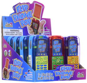 Kidsmania Flip Phone Pop packaging emphasizes fast, fresh delivery.