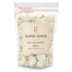 KIDU chocolate melting wafers bulk bag, silky melt ideal for dipping and coating.