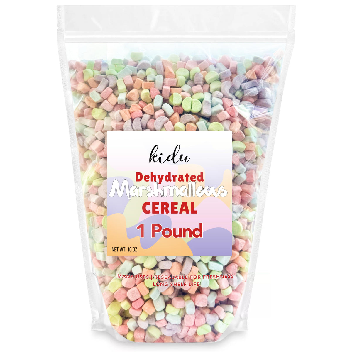 KIDU dehydrated marshmallow bits add colorful cereal toppings