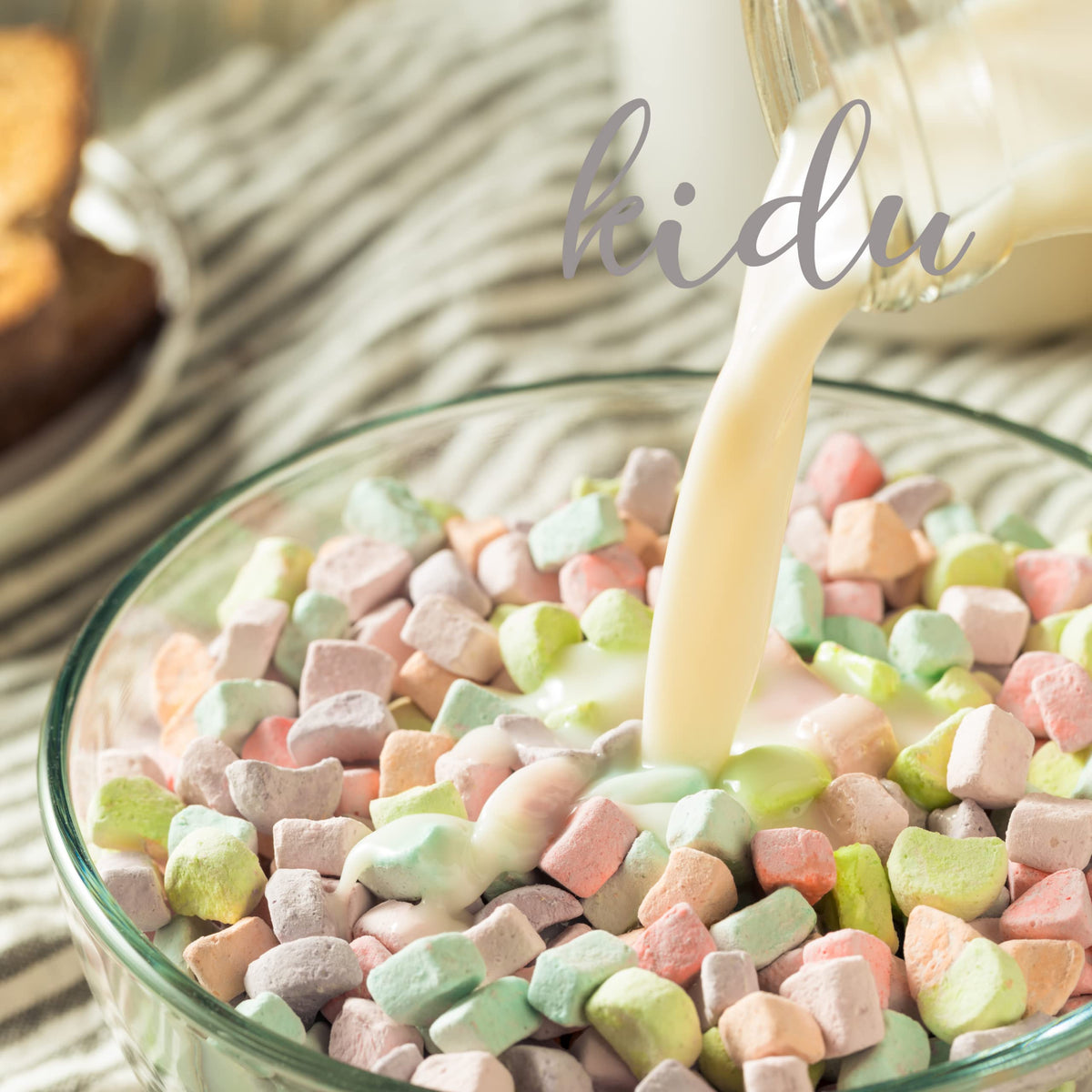 KIDU colorful marshmallow bits brighten desserts and ice cream