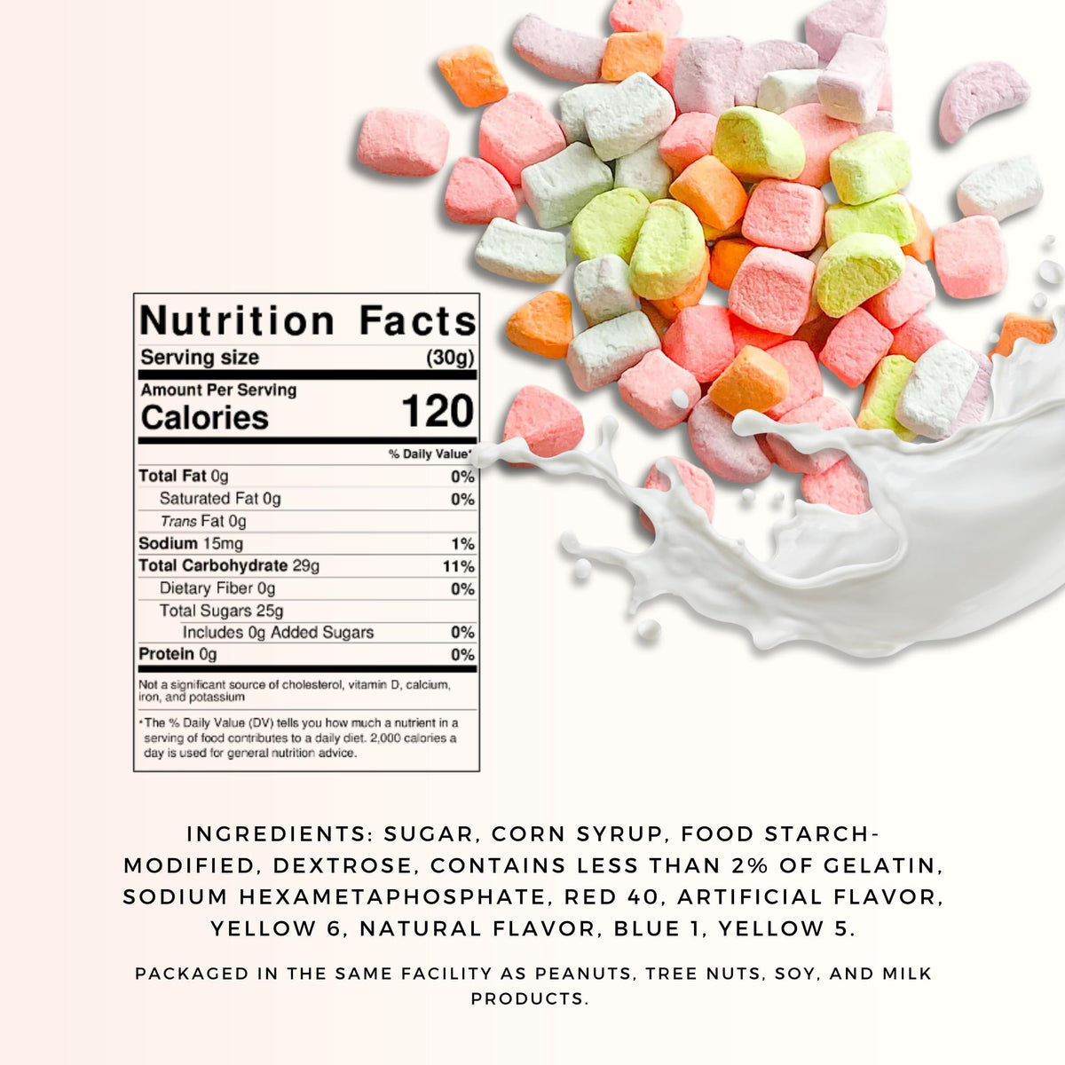 KIDU marshmallow bits in assorted colors for Easter treats