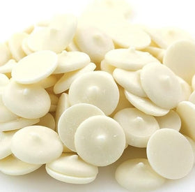 KIDU white melting chocolate wafers melt smoothly for glossy coatings