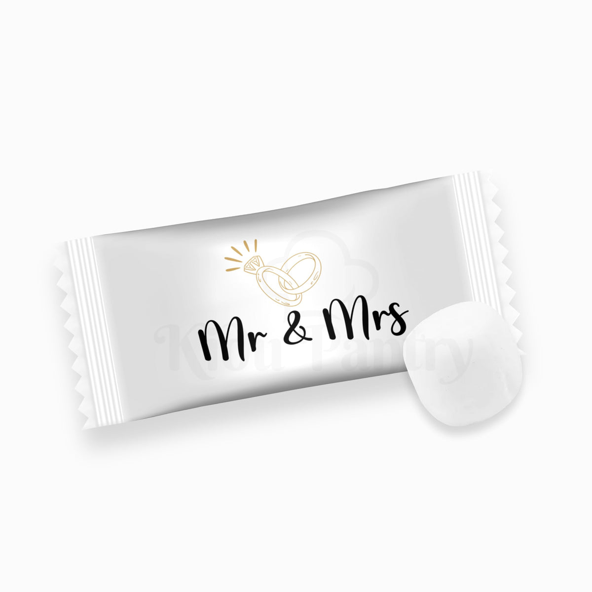KIDU wrappers close-up showing elegant design on mints