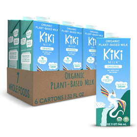 Kiki Milk Organic Original bottle offers creamy, dairy-free taste for everyday use.