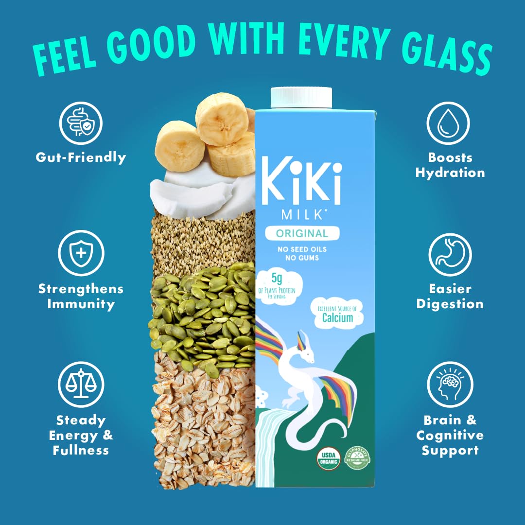 Kiki Milk pediatrician-approved kids option supports growing families.