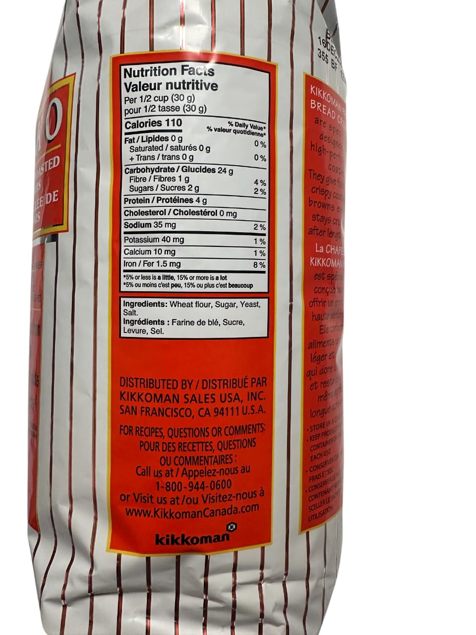 Kikkoman Panko breadcrumbs coating in use creates a crisp fried crust