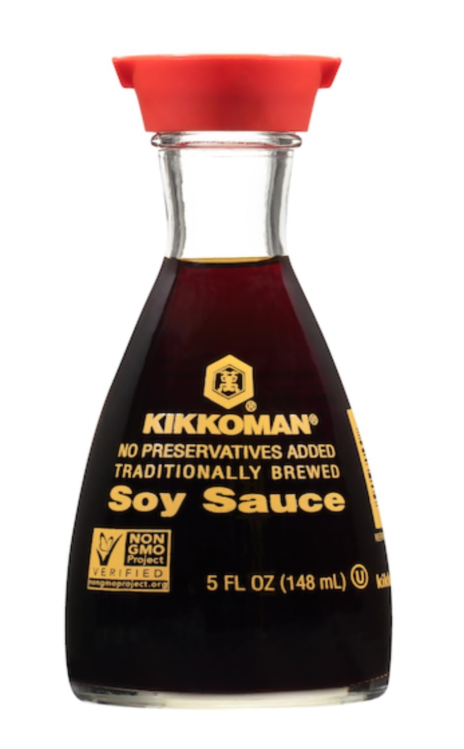 Kikkoman pouring over steamed rice enhances aroma and taste