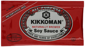Kikkoman Soy Sauce Packets 200-count packaging offers convenient, ready-to-use flavor for meals