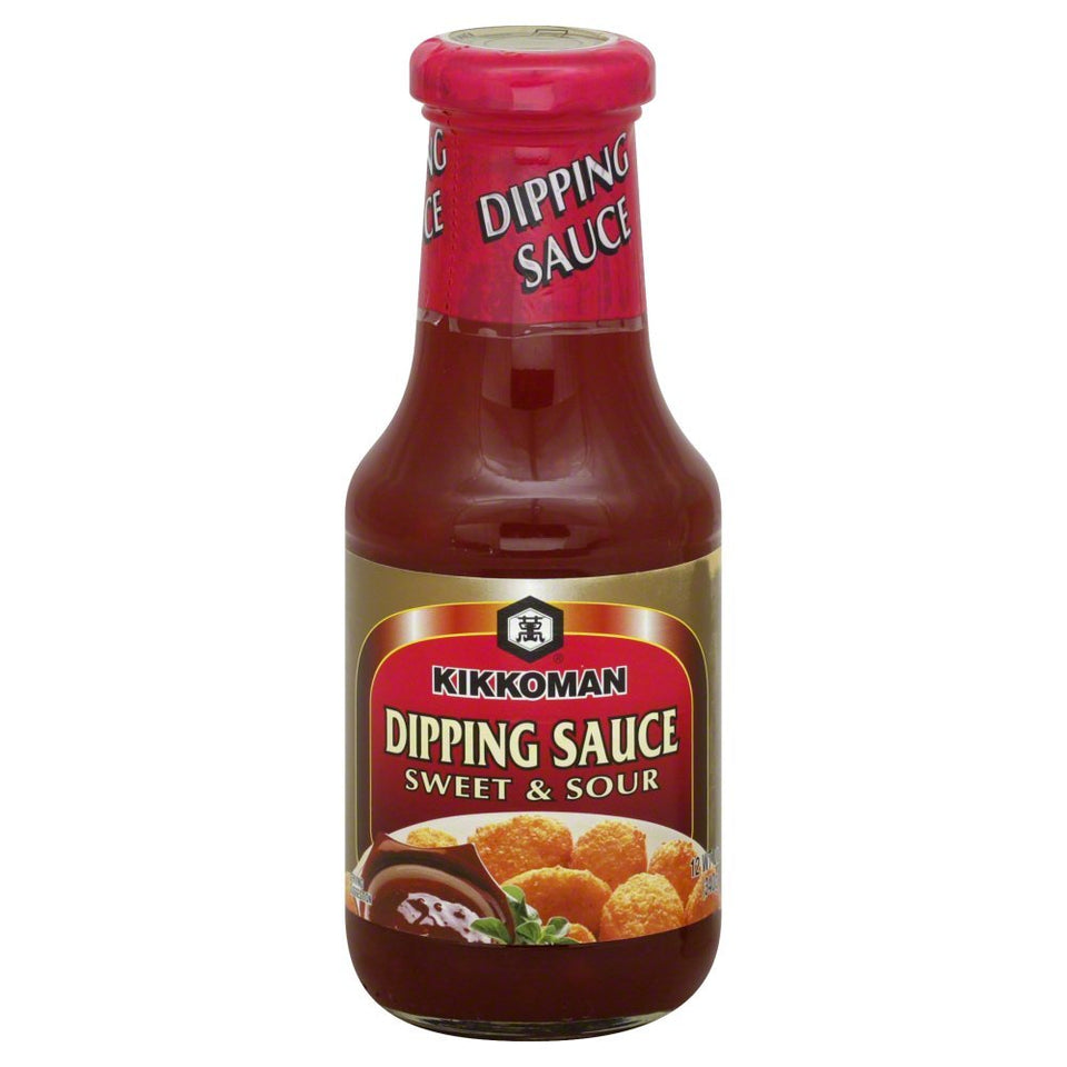 Kikkoman Sweet and Sour dipping sauce 3-pack bottle ideal for dipping egg rolls