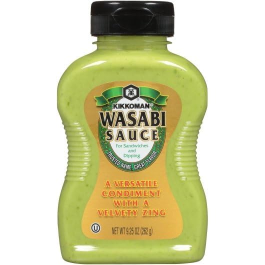 Kikkoman Wasabi Sauce creamy texture for dips.