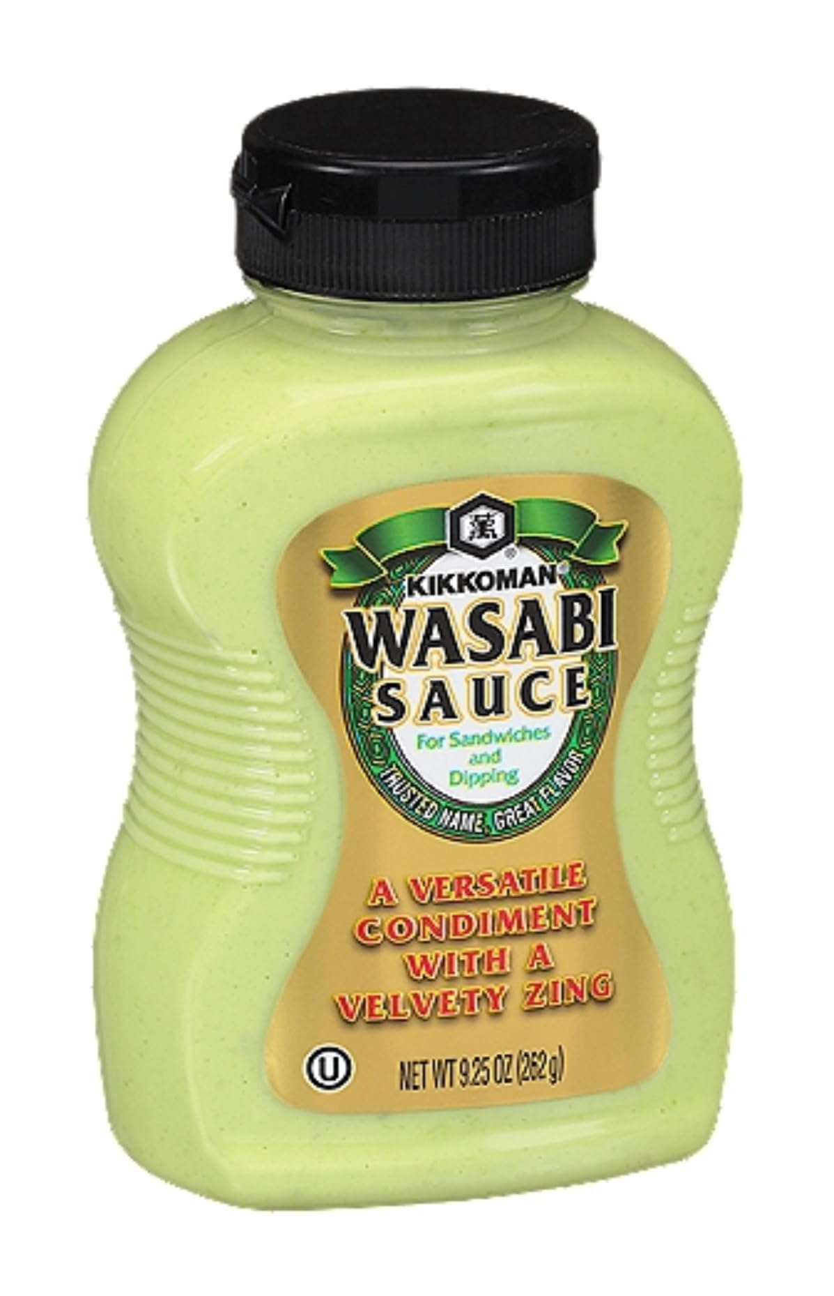 Kikkoman Wasabi Sauce pantry staple for quick flavor boosts.