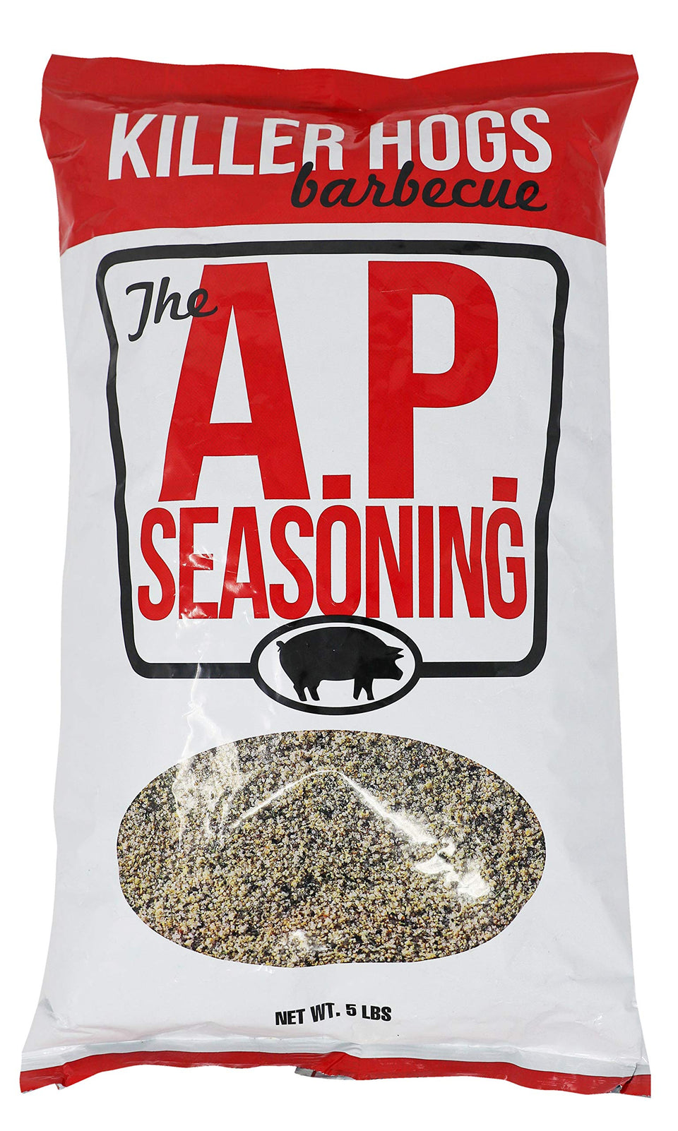 Killer Hogs AP Seasoning bottle front view for versatile grilling flavors.