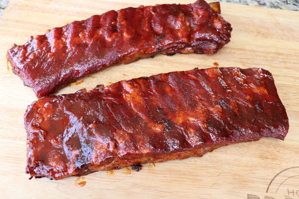 Killer Hogs basting brush ready for even glaze.