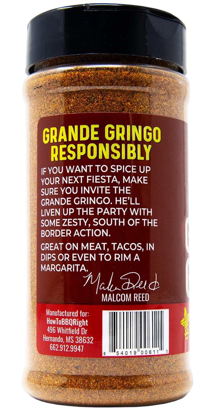 Killer Hogs Grande Gringo seasoning in a bowl for tacos and dips.