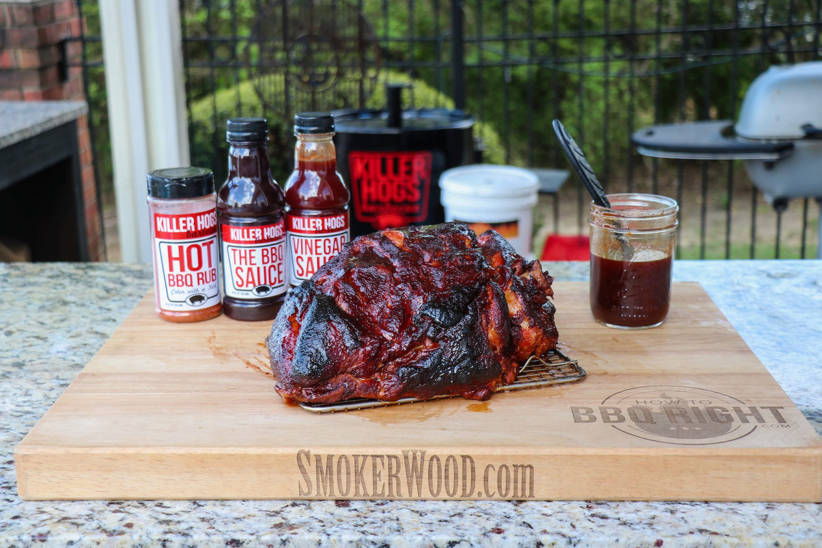 Killer Hogs HOT BBQ Rub kitchen-use convenience for quick meals.