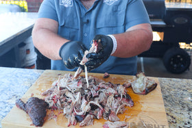 Killer Hogs HOT BBQ Rub pork ribs glaze for a glossy, spicy finish.