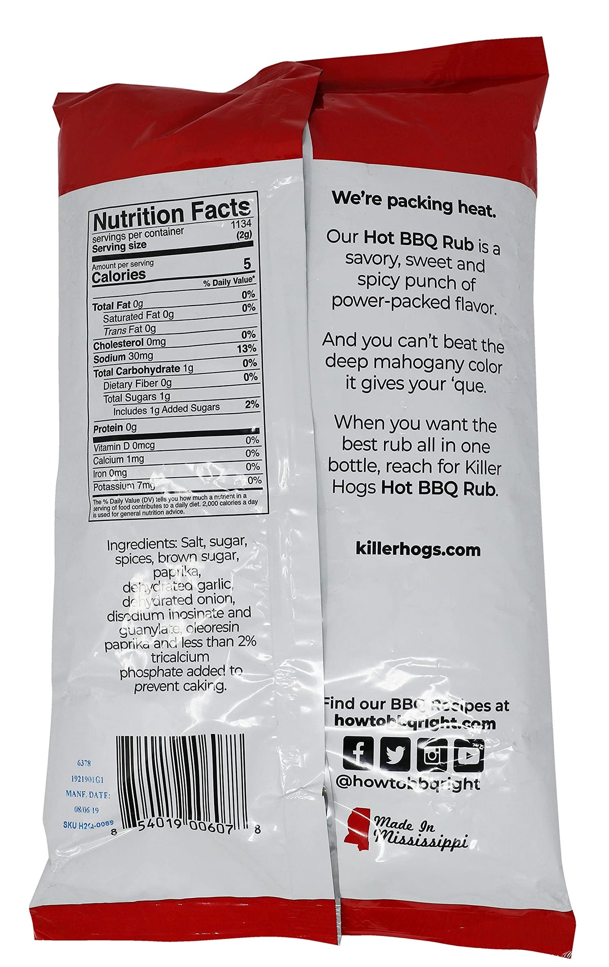 Killer Hogs HOT BBQ Rub steak seasoning creates a savory crust on steaks.