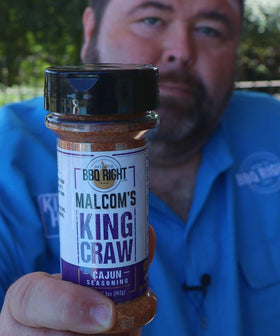 Killer Hogs Malcom's King Craw kitchen-scene demonstrates convenient Cajun flavor on a weeknight.
