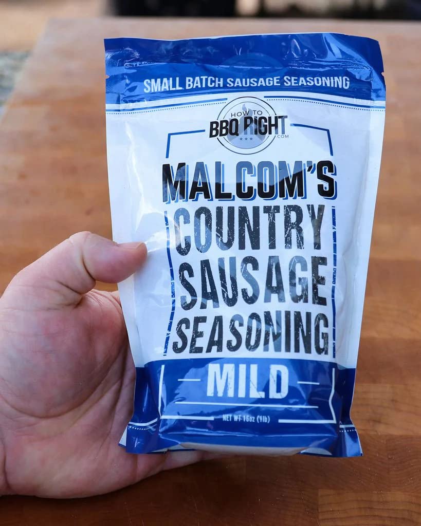 Killer Hogs Malcolm's Mild Country Sausage Seasoning bowl mix demo for versatile meat prep.